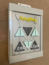 heyday 6 Triangle Clips for Cord Management - Mint  Cool Gray