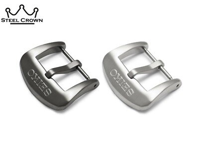 Original SEIKO Buckle Clasp Watch Leather Rubber GRAND Strap Band