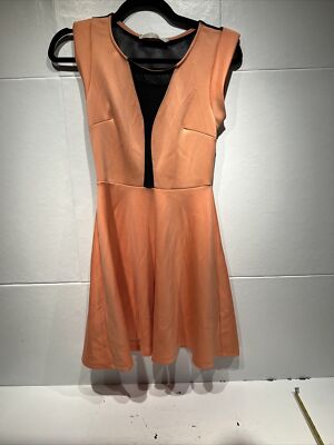 peach flare dress Fit & Flare Dress for Girls in Peach – OMAMImini main image 0