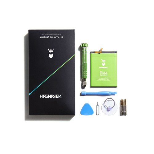 Bateria Hagnaven do Samsung Galaxy A21s - EB-BA217ABY - 5100mAh Zestaw kleju Narzędzie - Zdjęcie 2 z 2