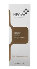 Neova Everyday Facial Fluid SPF 44 2.5 oz  EXP 2024 Brand New in box