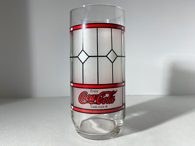 tiffany style coca cola glasses