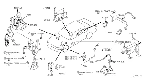 Nissan Genuine OEM SENSOR ASSY-ANT Y34 M45 2002/07-2004/12 47911-AG060  — 第 4/4 张图片