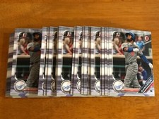 Lot (80) CRISTIAN SANTANA Dodgers 2019 Bowman Baseball cards ALL BASE paper