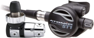Atomic Aquatics ST1 Yoke Sealed Dive Regulator Scuba Diving 03-0060-6P
