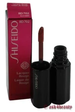 SHISEIDO LACQUER ROUGE LIQUID LIPSTICK RD 702 SAVAGE 6 ML NEW IN BOX 