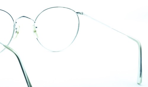 ALGHA (SAVILE ROW) 12KT GF Rhodium Beaufort Panto 50x20mm RX optische Brille Neu - Bild 6 von 13