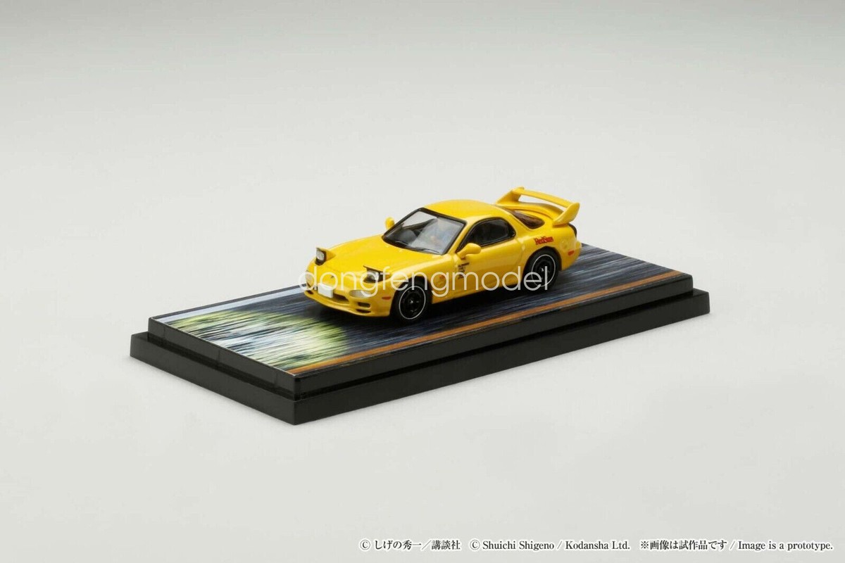 1/64 Scale For Hobby Japan Yellow MAZDA RX-7（FD3S）RED SUNS