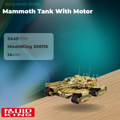Mould King 20011S Mammutpanzer mit Motor mit 3445 Teilen