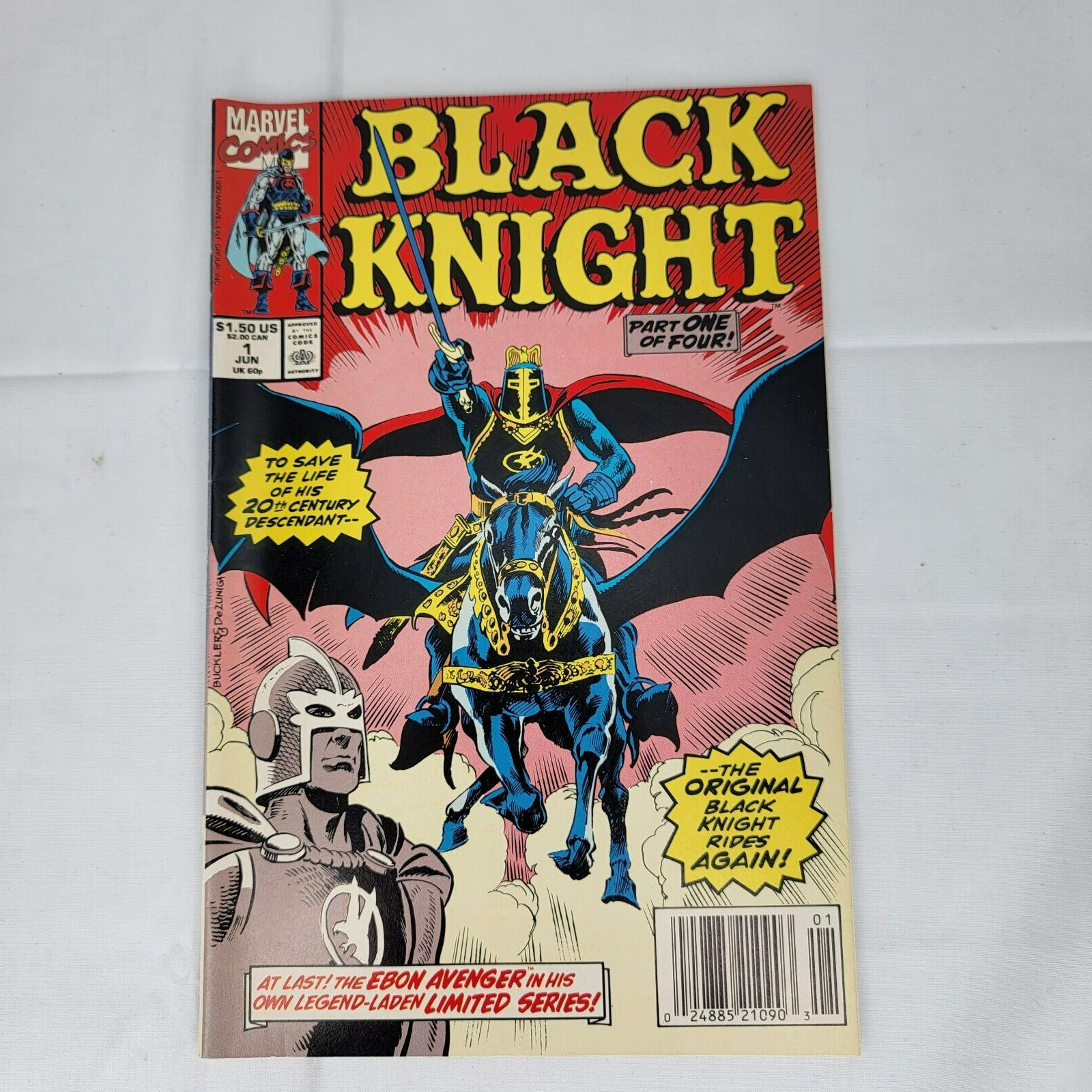 Marvel Comics Black Knight #1 "Part One Of Four!" Comic Book Very Good Condition