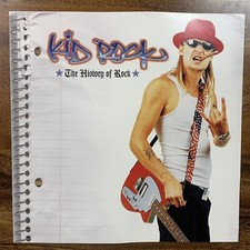 KID ROCK History Of Rock 2000 Double Sided 12" x 12" PROMO Poster Flat