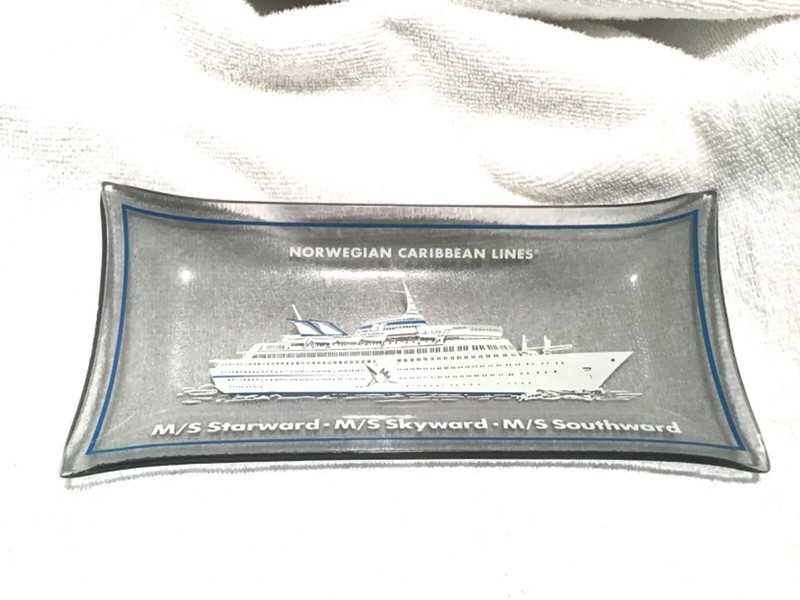 Norwegian Caribbean NCL Starward/Skyward/Southward Souvenir Coaster/Tray/Dish