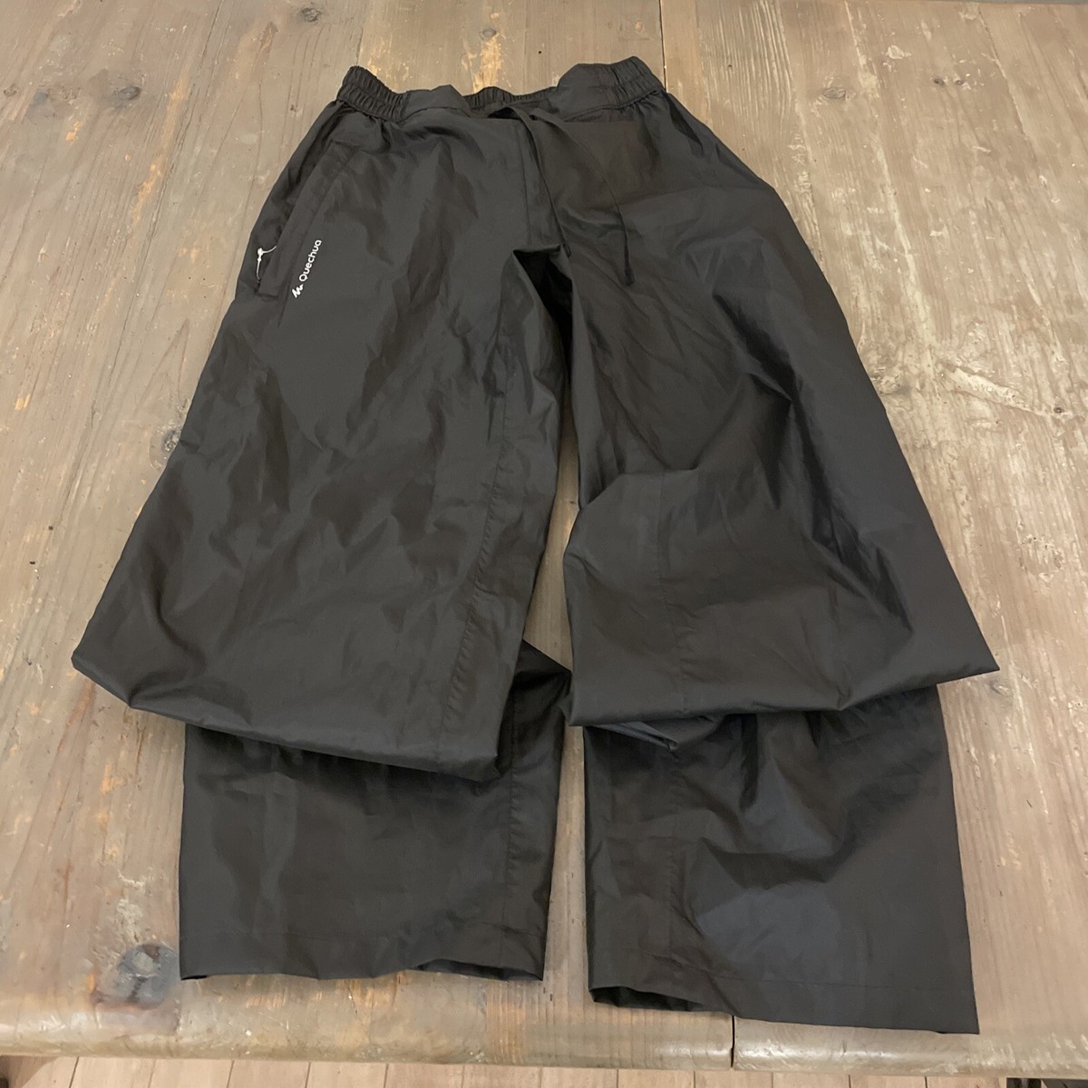 Decathlon Quechua Overpant Waterproof Trousers W38 XL UK