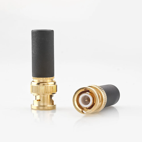 1pc Gold Plated BNC Connector Male Plug HIFI BNC Video Cable HD SDI Connector - Picture 6 of 9