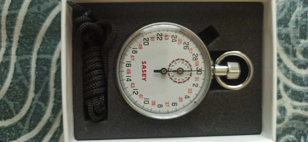 Sasey. Mechanical stopwatch, portable sports chronograph with alarm, mechanical Amazon.com: Eboxer Mechanical Stopwatch, Stainless Steel  main image 2