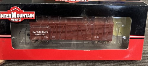 InterMountain Railway HO RTR 47912-05 Stock Car AB ATSF 60270 NUEVO EN CAJA | Zustand: New