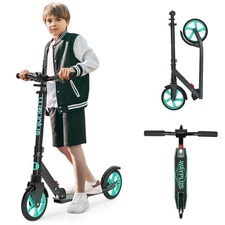 Kick Scooter for Ages 6+,Kid, Teens & Adults. Max Load 240 LBS. Foldable, Lig...