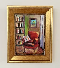 Interior Painting: Semi Abstract Framed Art, 5x7