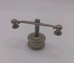 Miniature Vintage Silver Candlestick Telephone ~2-3/8" X 1" X 1-1/2"~ 31 grams.