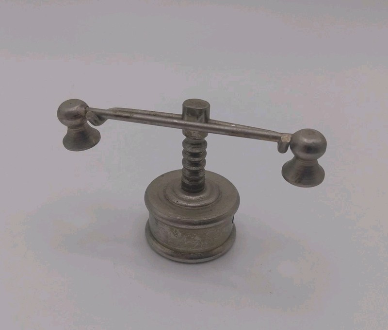 Miniature Vintage Silver Candlestick Telephone ~2-3/8" X 1" X 1-1/2"~ 31 grams.