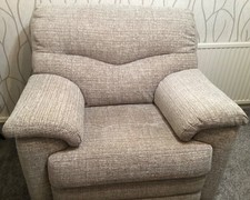 3 SEATER POWER RECLINER SOFA AND STANDARD CHAIR STRATFORD BY SCS