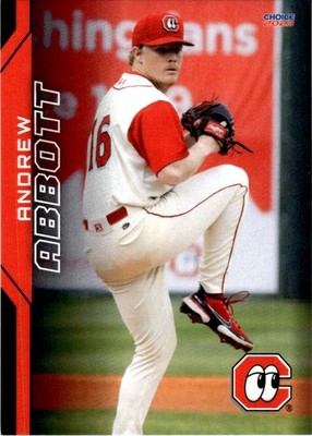 2023 Andrew Abbott Choice Minor League Rookie Reds Chattanooga Lookouts