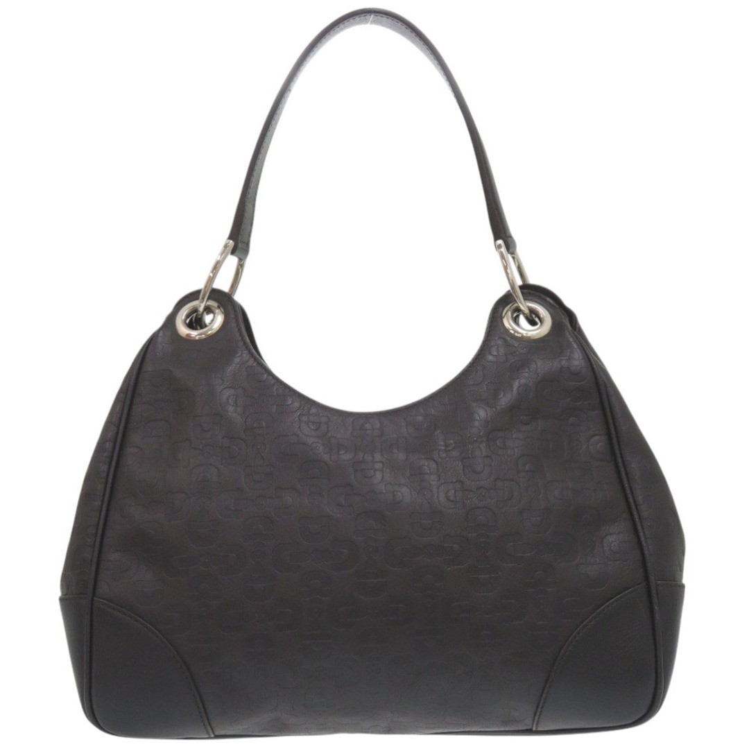 GUCCI Leather Black Shoulder Bag Women’s Used Silver Hardware 257265 thumbnail 2