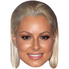 Maryse Mizanin (Smile) Celebrity Mask, Flat Card Face, Fancy Dress Mask