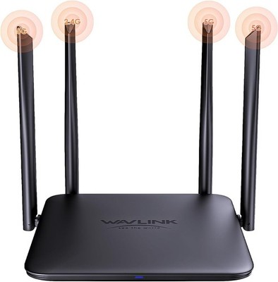 WAVLINK WiFi 7 Router BE5100 Dual-Band 2.5G WAN MLO WPA3 Gaming Mesh 4Gb