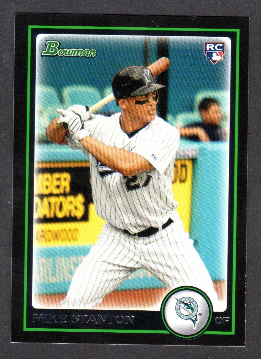 2010 BOWMAN BDPP 30  Mike Giancarlo Stanton  ROOKIE  FLORIDA MARLINS  NM+   I