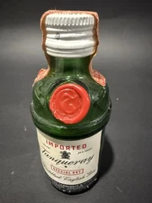 TANQUERAY DRY GIN MINIATURE GLASS BOTTLE EMPTY