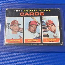 Topps 1971 Rookie Stars Rookie Card #594 Al Hrabosky Chlupsa Stinson ⚾️ ? . rookie card picture