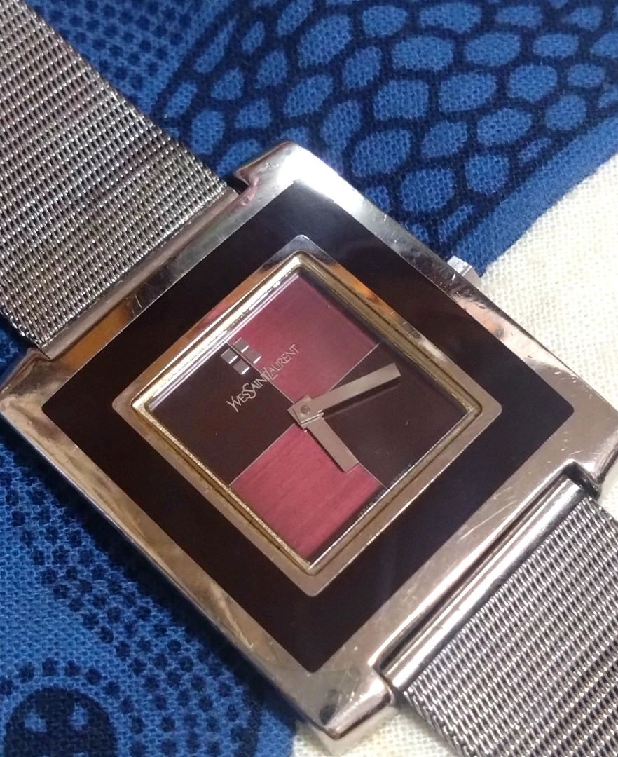 Ysl / Yves Saint Laurent Analog Quartz Men Yves Saint Laurent Men'S Dress Watch