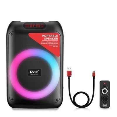 Pyle 100 Watt Portable BT Party Speaker w/ Built-in Rechargeable