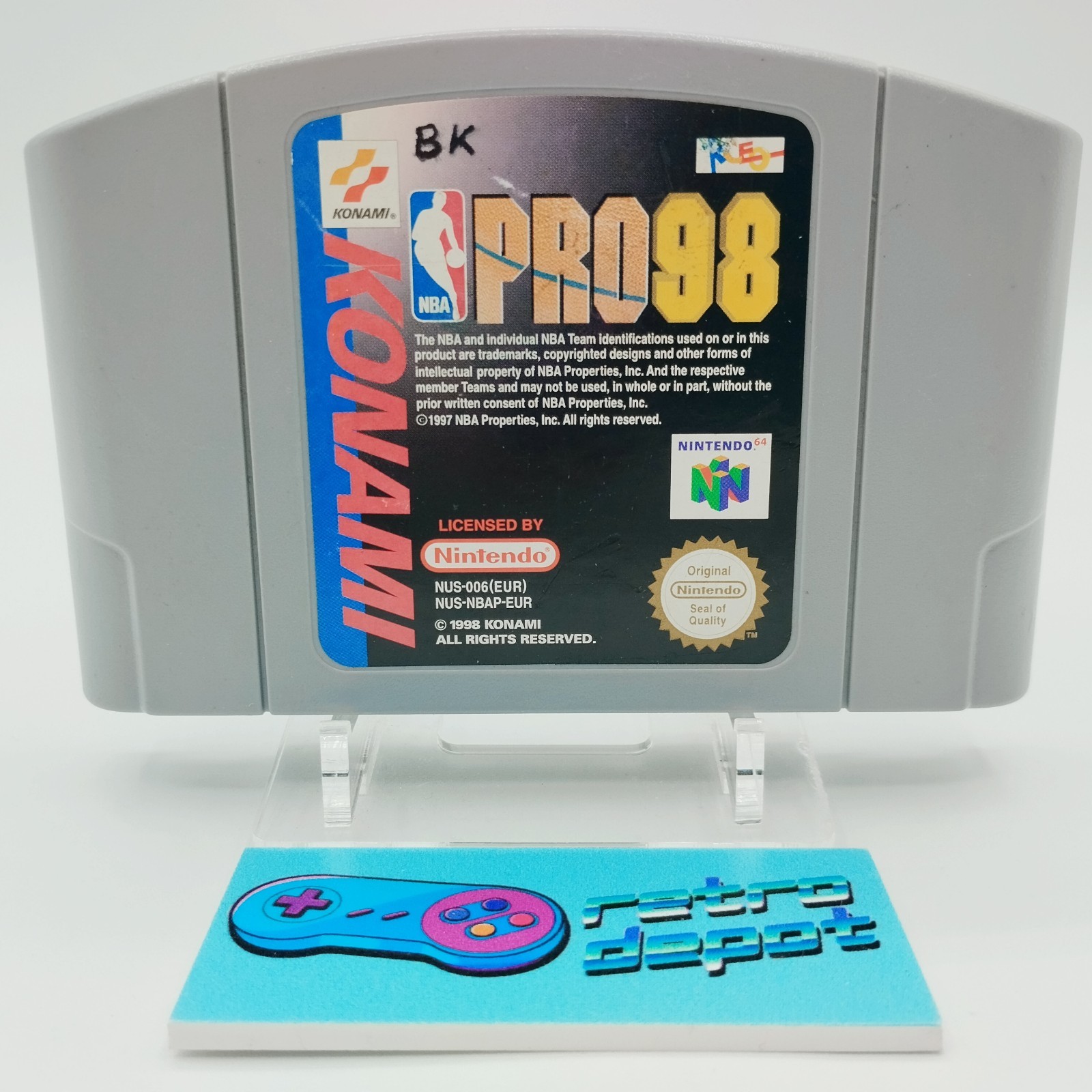 NBA PRO98 / NBA PRO 98 / Nintendo 64 N64 / PAL / NUS-EUR-1