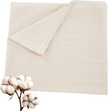 Beige Cotton Muslin Fabric, 63 Inch X 2 Yards Natural 100 Cotton Fabric by the