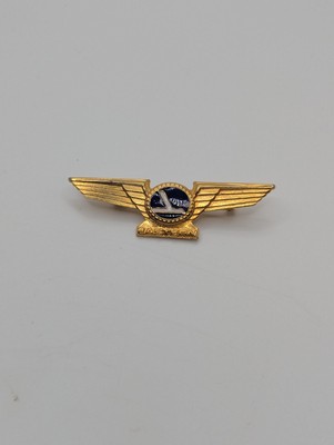 Vintage EASTERN AIRLINES 1960's Junior Stewardess Pilot Metal Wings Pin. RARE