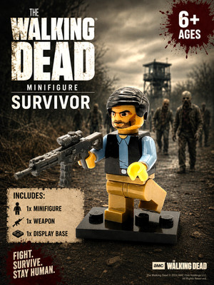 Daryl Dixon,  Zombies, The Walking Dead Bausteine Mini Action Figur