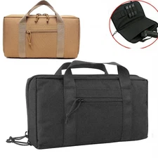 Tactical Hunting Shooting Pistol Case Handgun Bag Range Gun Magazine Carry Pouch