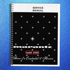 MARANTZ 4400 Stereo Receiver Service Manual - FRONT BACK - XL FOLDOUT PAGES