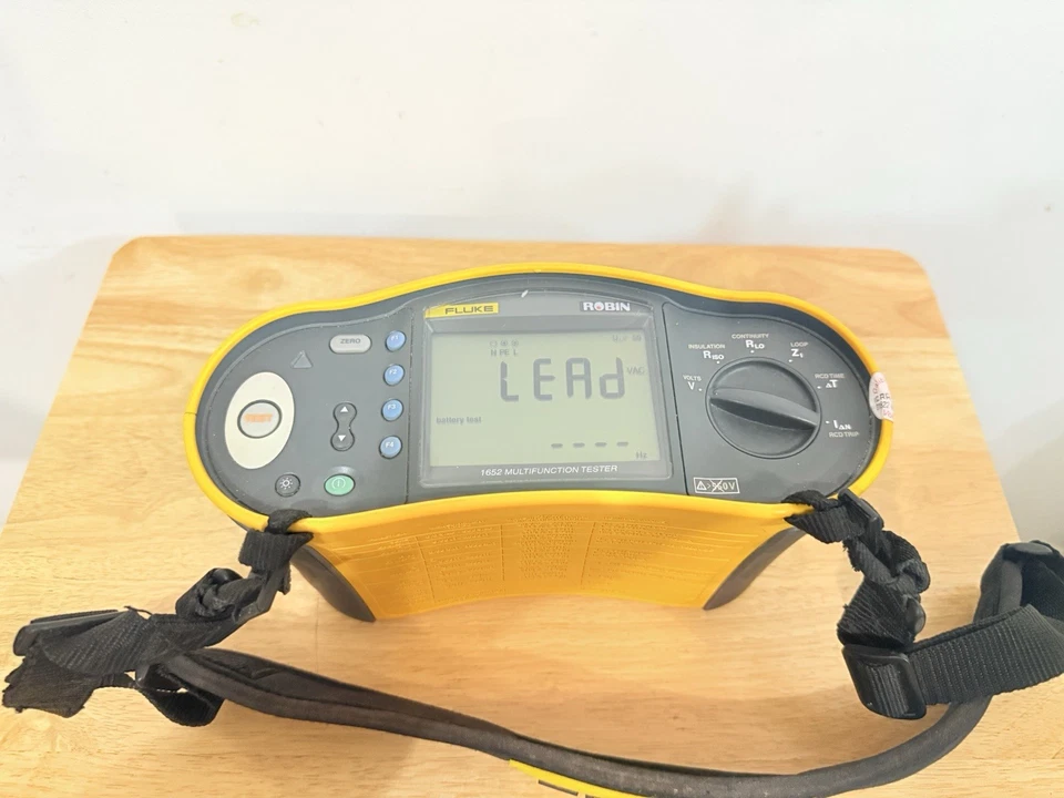 Fluke 1652 Multifunction Tester MFT Full Kit Leads Case - Image 2 of 4
