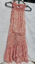 Vistique Pink Floral Mini Sleeveless Dress Sz S For W See Pictures For Details 