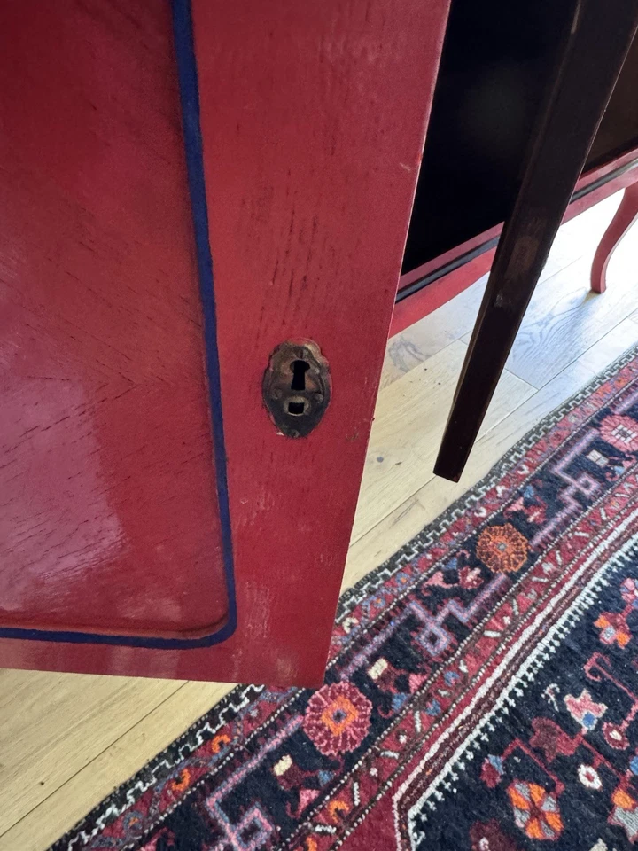 Rustic Wooden Cabinet with Drawer and Doors Freestanding, Side Table, Side Board - Image 3 of 4