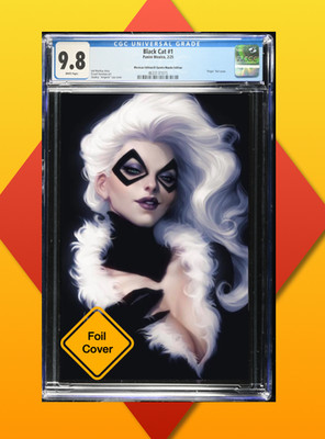 Black Cat #1 Stanley 'Artgerm' Lau La Mole Foil Variant CGC 9.8