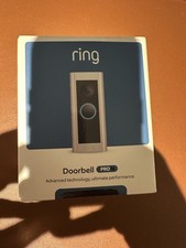 *NOWE STATKI TERAZ * Pierścień Przewodowy dzwonek do drzwi Pro (nie 2) Inteligentny dzwonek wideo WiFi - biały