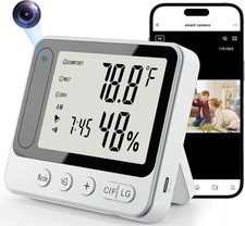 Tccbac Hiden Camera Thermometer Hygrometer, 4...