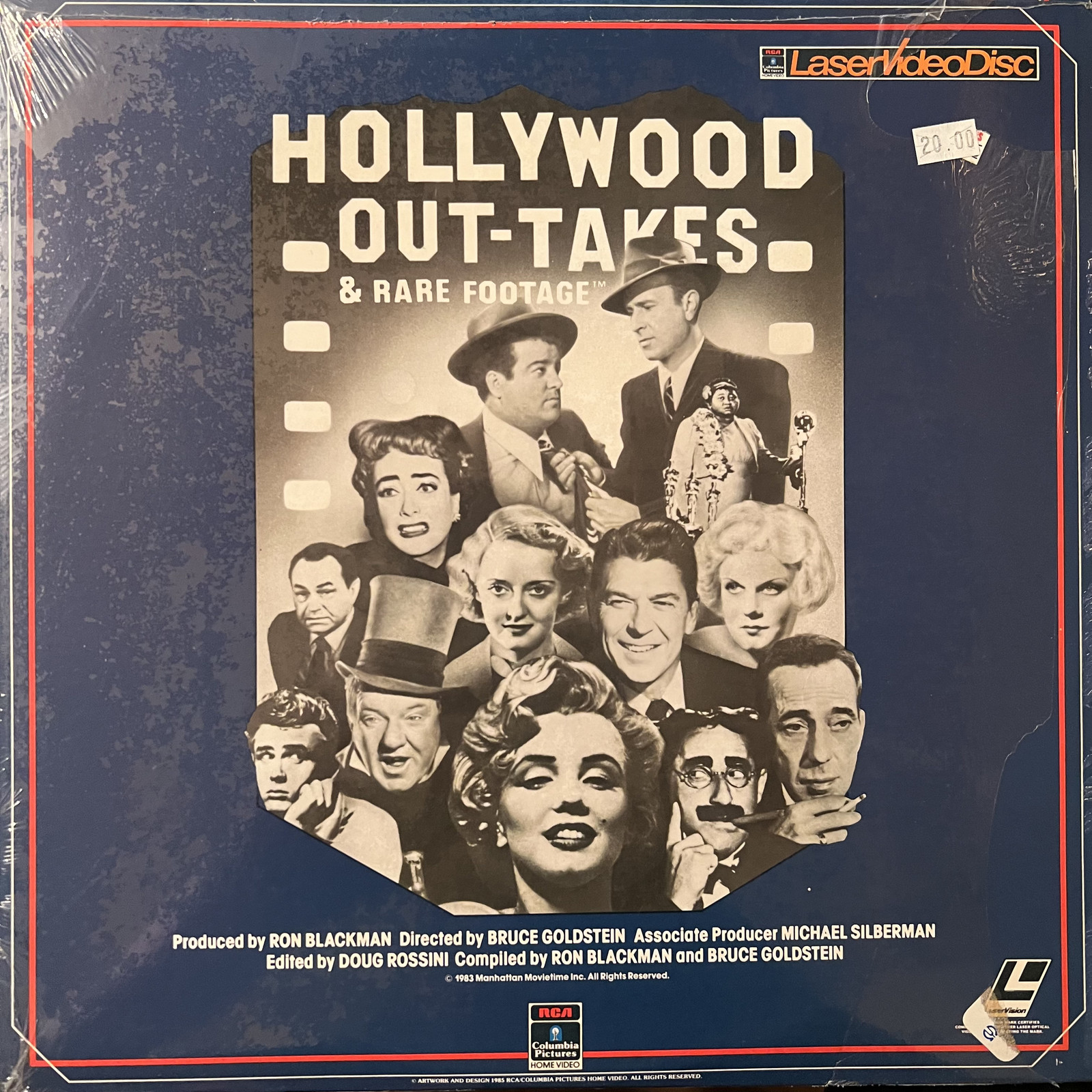 Hollywood Out-Takes & Rare Footage  - Laserdisc  buy 6 for Free Shipping