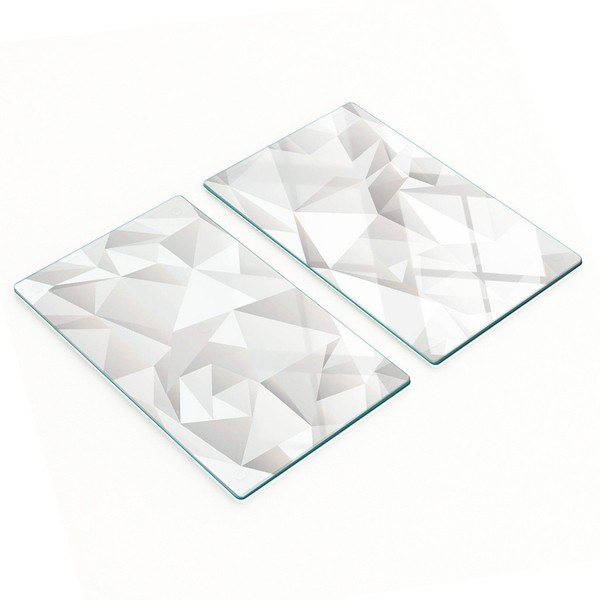 Glas-Dekotabletts Zum Servieren Von Snacks, Abstrakt, 2X30X52 Cm-image