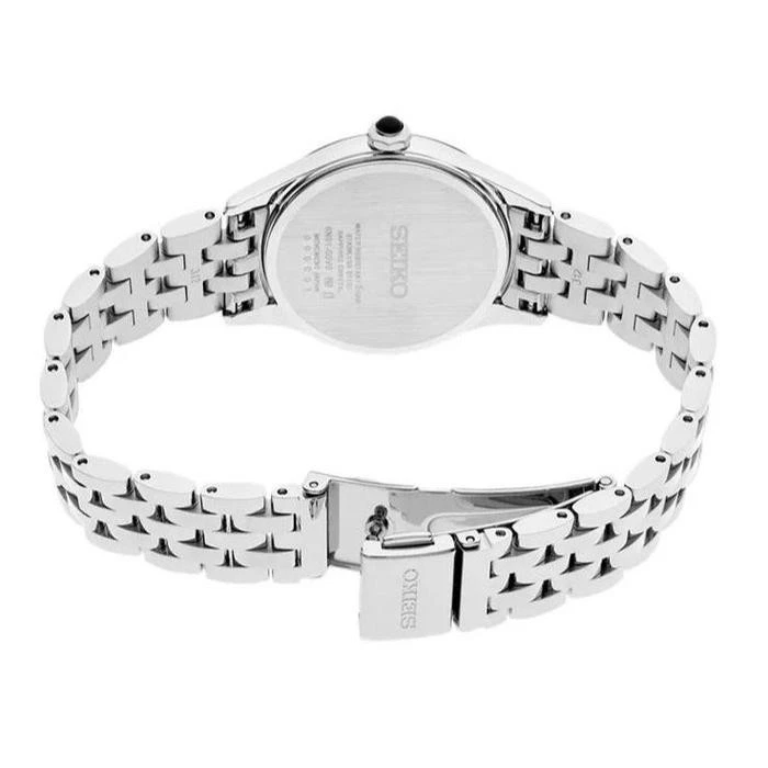 Reloj para mujer Seiko SUR609P1 zafiro cuarzo esfera blanca acero inoxidable