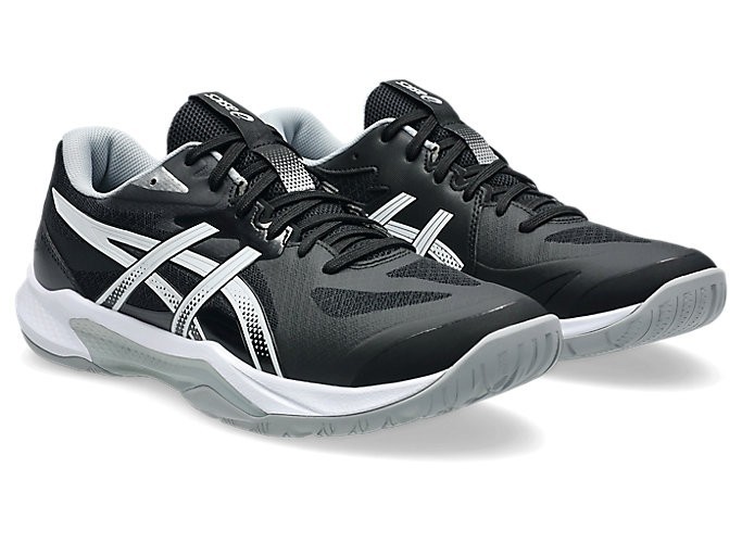 ASICS NITTAI トレーニングシューズ ホワイト/ブラック Asics Indoor Sport Shoes GEL-TACTIC 13 Black/White 1073A079.001